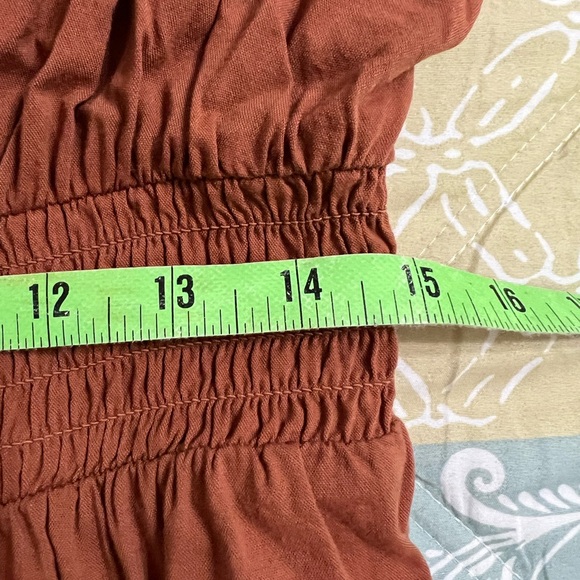 Old Navy Waist-Defined Ruffled Off-The-Shoulder Smocked Maxi Dress Large-Small - Picture 5 of 8